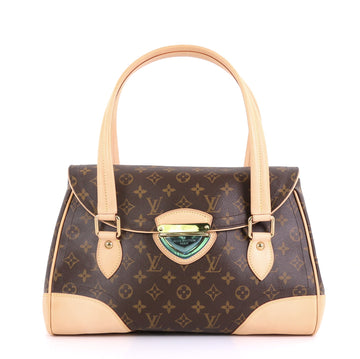 Louis Vuitton Beverly Handbag Monogram Canvas GM Brown 413671