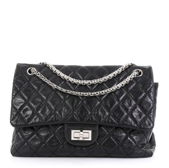 Chanel Model: Reissue 2.55 Flap Bag Quilted Aged Calfskin 227 Black 41368/2