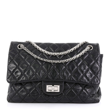 Chanel Model: Reissue 2.55 Flap Bag Quilted Aged Calfskin 227 Black 41368/2