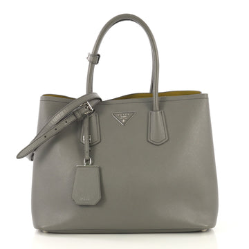 Prada Cuir Double Tote Saffiano Leather Medium - Rebag