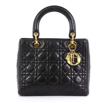 Christian Dior Vintage Lady Dior Handbag Cannage Quilt 4140101