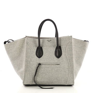 Celine Phantom Bag Felt Medium Gray 414241