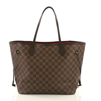 Louis Vuitton Neverfull Tote Damier MM Brown 4143312