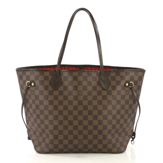 Louis Vuitton Neverfull Tote Damier MM Brown 4143322
