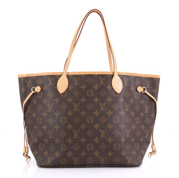 Louis Vuitton Neverfull Tote Monogram Canvas MM Brown 4143325