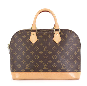 Louis Vuitton Vintage Alma Handbag Monogram Canvas PM Brown 414332