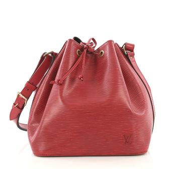Louis Vuitton Petit Noe Handbag Epi Leather Red 4143333