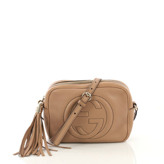 Gucci Soho Disco Crossbody Bag Leather Small Brown 414341