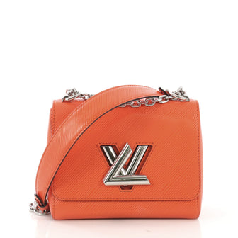 Louis Vuitton Twist Handbag Epi Leather PM Orange 414379