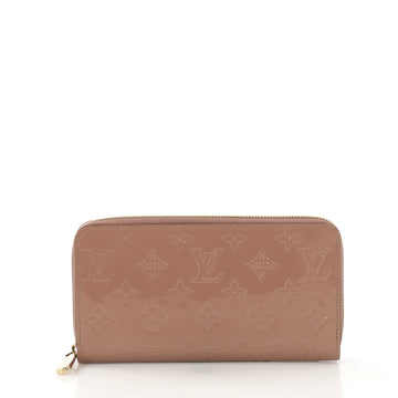 Louis Vuitton Zippy Wallet Monogram Vernis Pink 414603