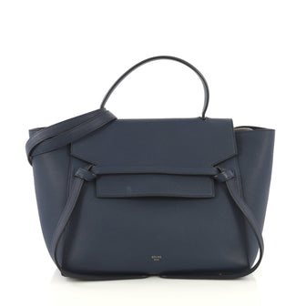 Celine Belt Bag Textured Leather Mini - Designer Handbag - Rebag