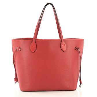 Louis Vuitton Neverfull Tote Epi Leather MM Red 414881
