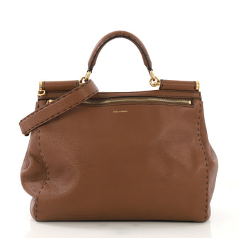 Dolce & Gabbana Soft Miss Sicily Handbag Leather Medium 414891