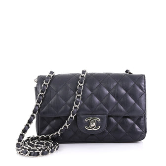 Chanel Classic Single Flap Bag Quilted Iridescent Calfskin 415154