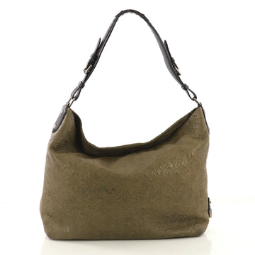 Louis Vuitton Antheia Hobo Leather PM Green 415161