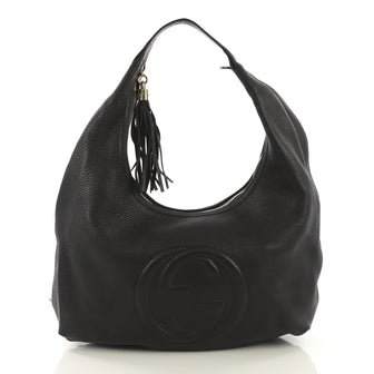 Gucci Soho Hobo Leather Large Black 4152502