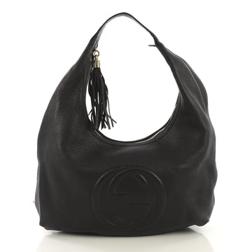 Gucci Soho Hobo Leather Large Black 4152502