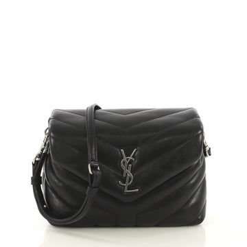 Saint Laurent LouLou Shoulder Bag Matelasse Chevron Leather 415811