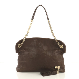 Louis Vuitton Paris Souple Wish Bag Leather Brown 415823