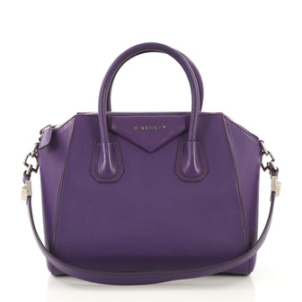Givenchy Antigona Bag Leather Small Purple 415933