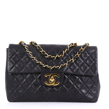 Chanel Vintage Classic Single Flap Bag Quilted Lambskin 4160620