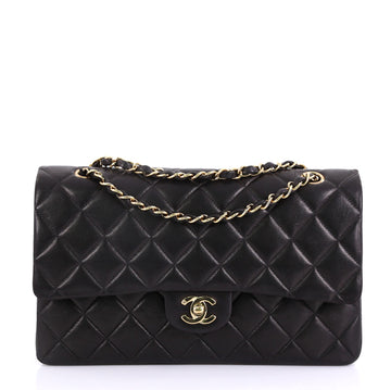 Chanel Vintage Classic Double Flap Bag Quilted Lambskin 416067