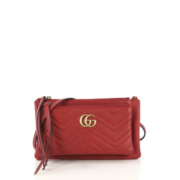 Gucci GG Marmont Pochette Crossbody Matelasse Leather Small - Rebag