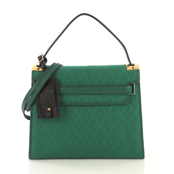 Valentino My Rockstud Satchel Jacquard Medium