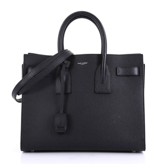Saint Laurent Sac de Jour NM Bag Leather Small Black 416252