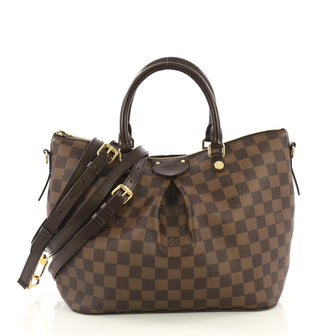 Louis Vuitton Siena Handbag Damier MM Brown 416501