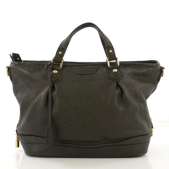 Louis Vuitton Stellar Handbag Mahina Leather PM Green 4165201