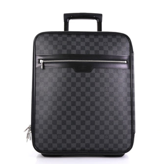 Louis Vuitton Pegase Luggage Damier Graphite 45 Gray 416551