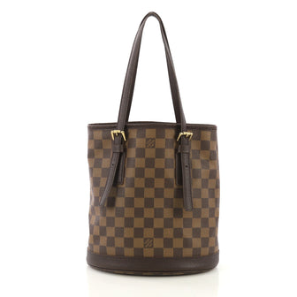 Louis Vuitton Marais Bucket Bag Damier Brown 416647