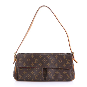 Louis Vuitton Viva Cite Handbag Monogram Canvas MM