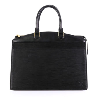 Louis Vuitton Riviera Handbag Epi Leather Black 41692100