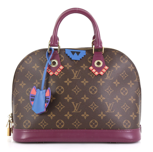 Louis Vuitton Alma Bb Totem Monogram Satchel Bag