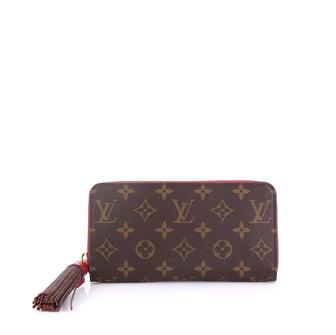 Louis Vuitton Tassel Zippy Wallet Monogram Canvas Brown 41692121