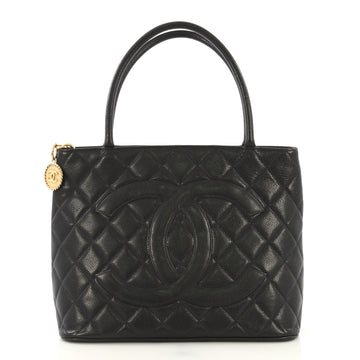 Chanel Model: Medallion Tote Quilted Caviar Black 41692/133