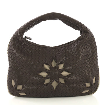 Bottega Veneta Veneta Hobo Cut Out Intrecciato Nappa Medium - Rebag