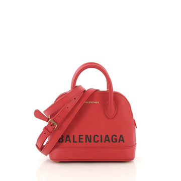 Balenciaga Logo Ville Bag Leather XXS - Designer Handbag - Rebag