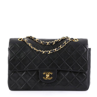 Chanel Vintage Classic Double Flap Bag Quilted Lambskin 41692161