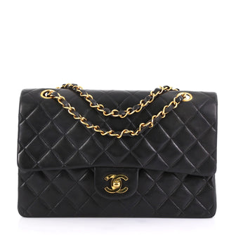 Chanel Vintage Classic Double Flap Bag Quilted Lambskin 41692163