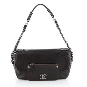Chanel Pocket In The City Flap Bag Caviar 
