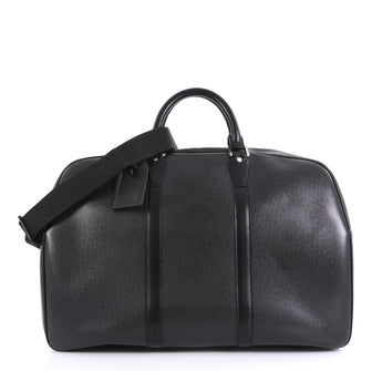 Louis Vuitton Kendall Handbag Taiga Leather PM Black 41692199
