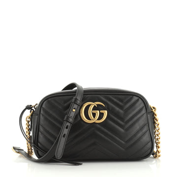 Gucci GG Marmont Shoulder Bag Matelasse Leather Small