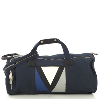 Louis Vuitton Cup Spinnaker Bag Rubber Coated Canvas