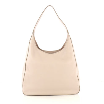 Prada Pocket Hobo Vitello Daino Medium - Designer Handbag - Rebag