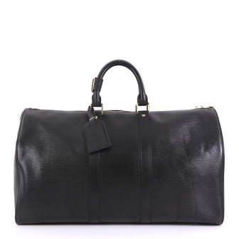 Louis Vuitton Keepall Bag Epi Leather 45 Black 4169294