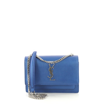 Saint Laurent Sunset Chain Wallet Leather - Rebag