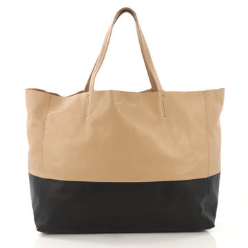 Celine Horizontal Cabas Tote Leather Large Neutral 416995